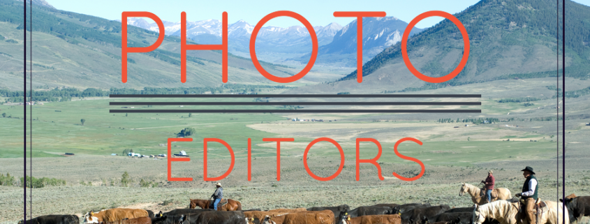 Photo editors for ranch land marketing