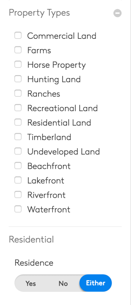 lands of america property types