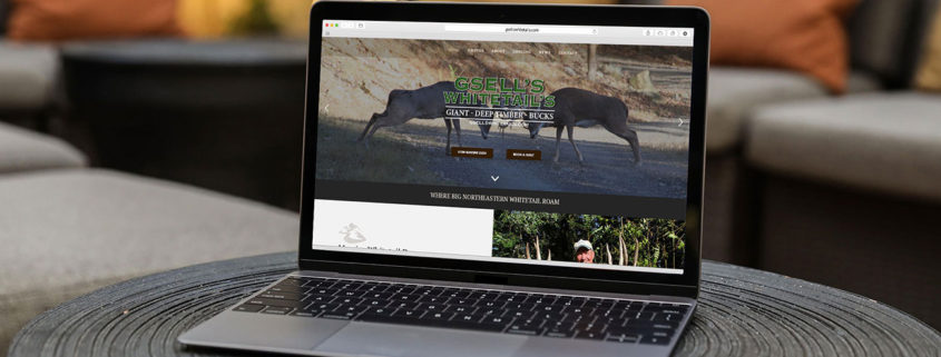 Website Design for Trophy Whitetail Hunt
