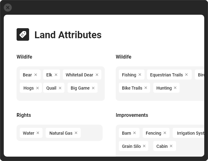 Land Attributes