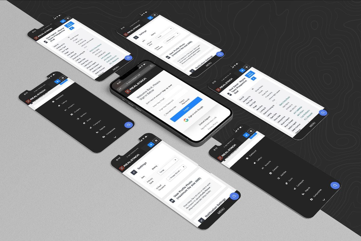 All New REALSTACK Mobile Design