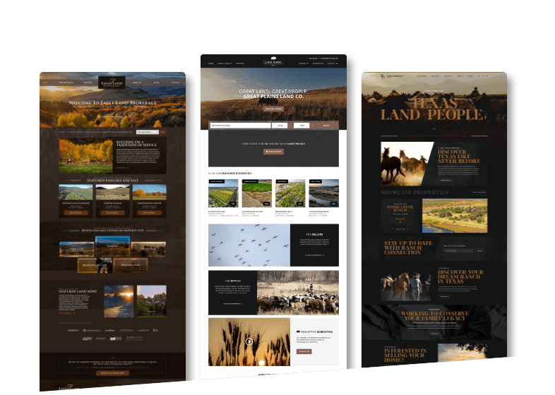 Land Broker Website Designs