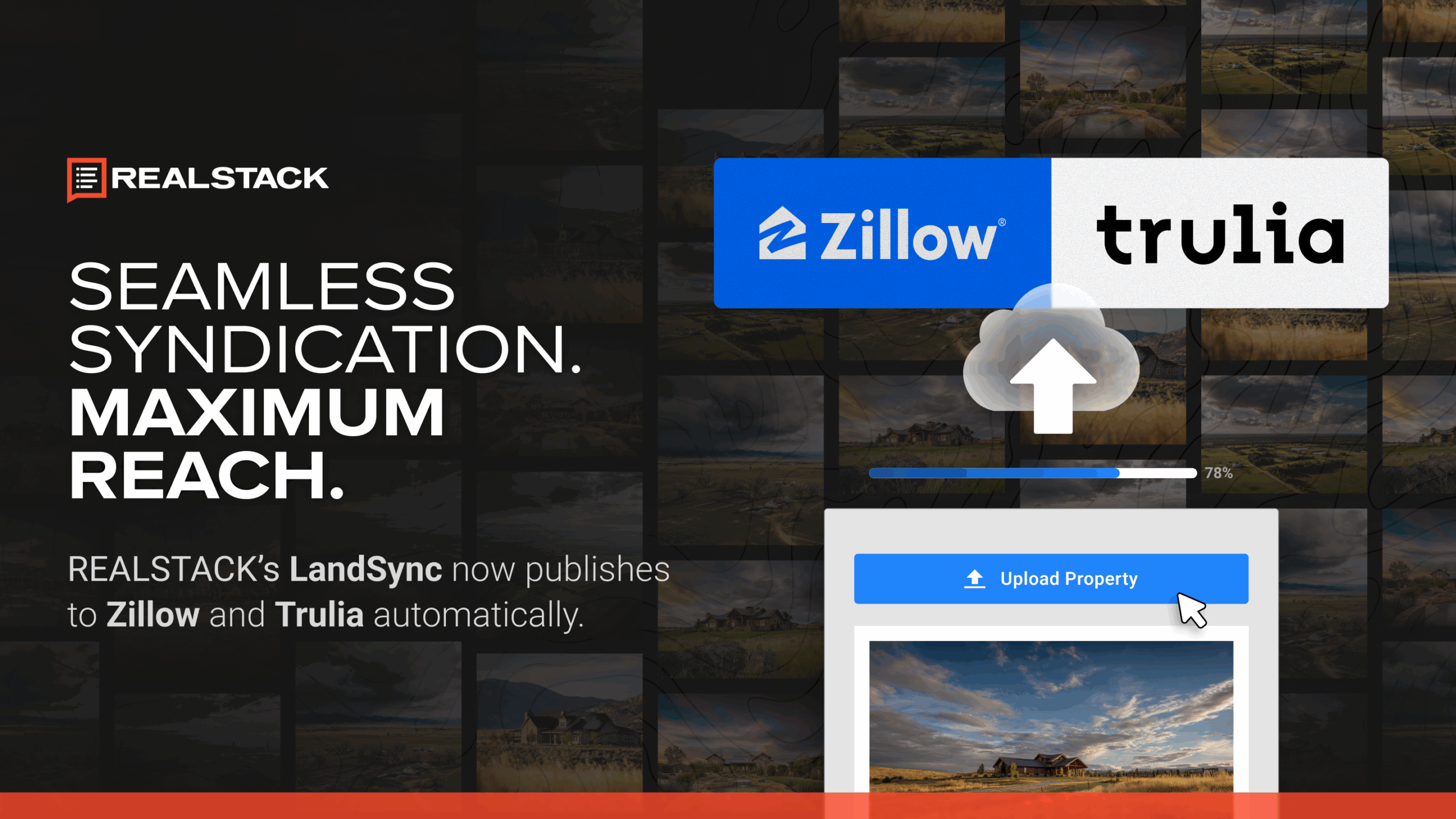 Zillow & Trulia now apart of REALSTACK's LandSync